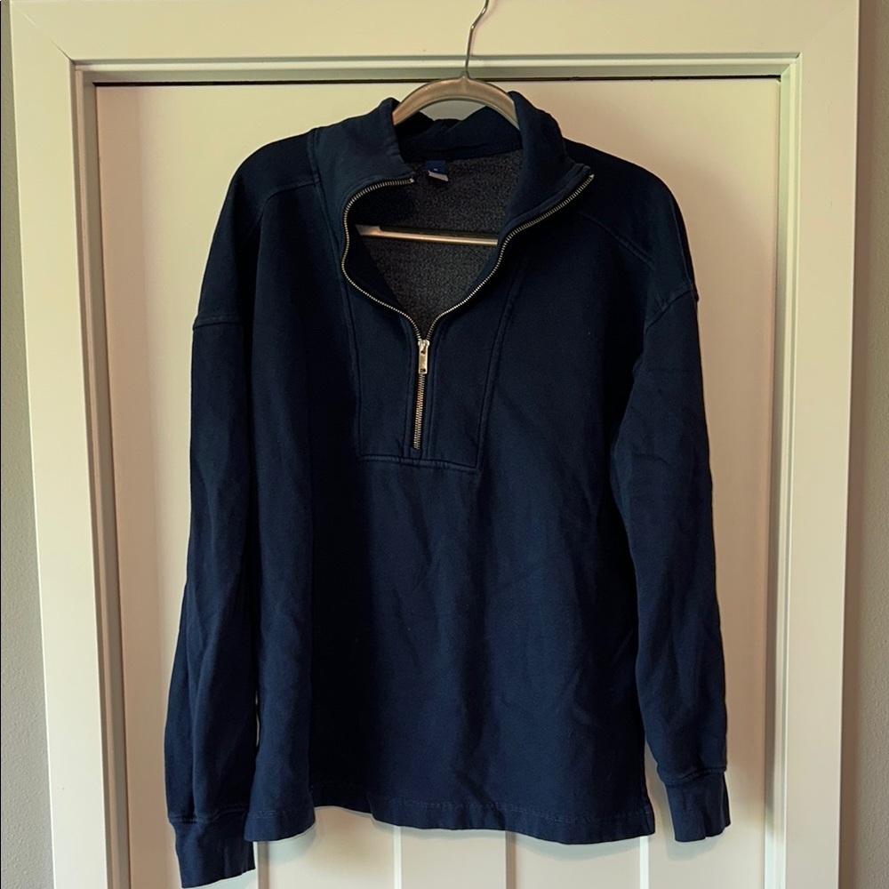 Old Navy Blue Zip Up Sweater